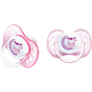 Image de Luc et L&eacute;a Sucette sym&eacute;trique "Les ludiques" en silicone (6 mois +)