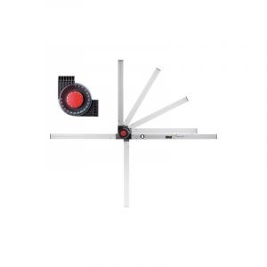 BMI Mesureur d'angle winkelstar 1 pièce(s) mesureur angle plage mesure 0 270° l poteau 80x60 cm - nordwest