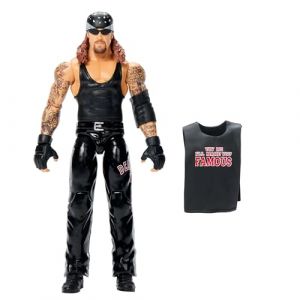 Mattel WWE Figurine articul&eacute;e Main Event Undertaker de 15 cm &agrave; Collectionner, n&deg; 161, 14 Points d&rsquo;Articulation et Look r&eacute;aliste, JHH89