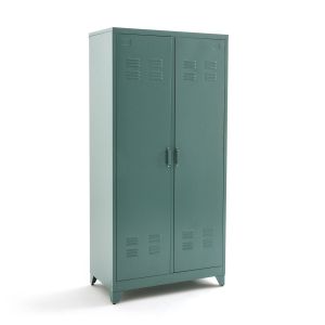 Armoire 2 portes en métal, Hiba Vert Eucalyptus Taille Taille Unique