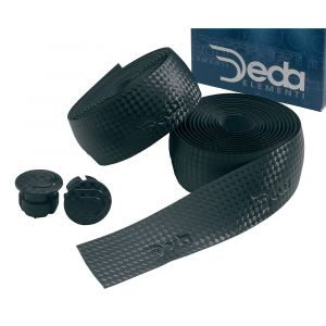 Deda Elementi Deda Ensemble guidoline + bouchons de guidon Effet carbone Noir