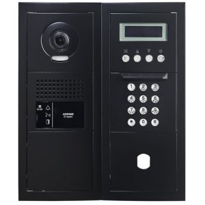 Aiphone Platine vidéo modulaire, défilement, finition noir, emplacement Vigik gtbvhsbmb 200465