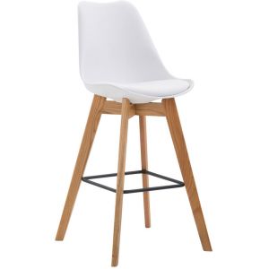 CLP Barhocker Metz Kunststoff, blanc