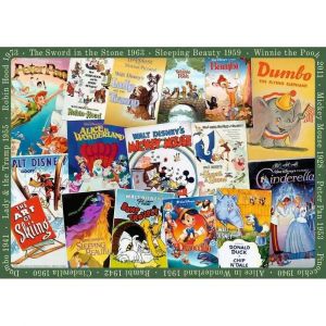 Ravensburger 12000689-Poster Disney Vintage Movie-Puzzle 1000 pièces-pour Adultes et Enfants à partir de 14 Ans, 12000689