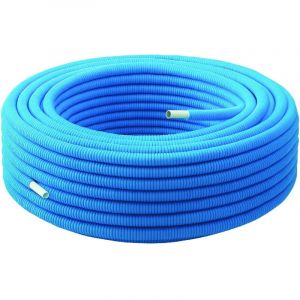 SOMATHERM FOR YOU - Couronne Tube Multicouche Pr&eacute;gain&eacute; Bleu &Oslash;16 Longueur 100m - Eau Chaude et Froide Sanitaire - T.min 5&deg;C/T.max 100&deg;C - Pression Max 10 Bar
