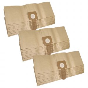 Vhbw 30x Sacs compatible avec Wirbel 814 aspirateur - volume de 20 l 45cm x 20cm couleur sable