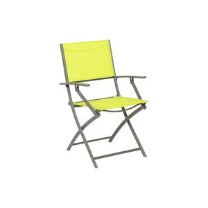 Image de Hesperide Modula - Fauteuil de jardin pliant en métal et texaline