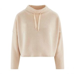 Cache Coeur Sweat court maternité blanc Lingerie Sweethome