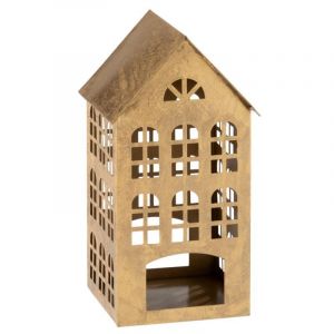 Bougeoir en Métal "Maison Kappa" 32cm Or Prix