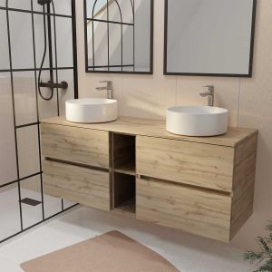 Aurlane Meuble salle de bain 140 cm