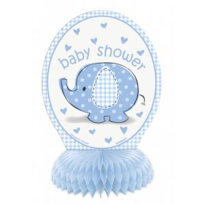 Unique Party 4 Mini Décorations Elephant Bleu Taille Unique