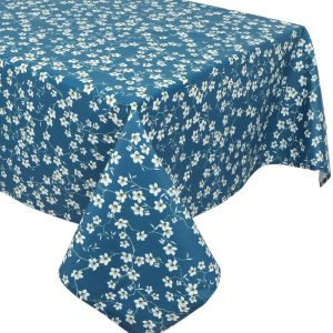 Linnea Nappe carrée enduit 80x80 cm AMANDIER Bleu 80 x 80 cm