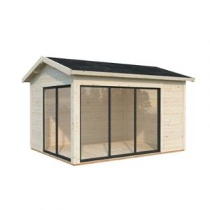 Abri Bois / Studio de jardin Amanda double vitrage SU 11,2m2