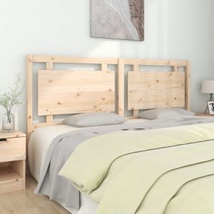 VidaXL Tête de lit 185,5x4x100 cm Bois massif de pin 817955