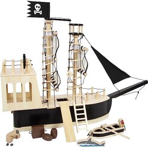 Legler Figurine bateau pirate bois