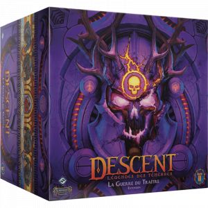 Asmodée FFG Descent Légendes des Ténèbres -Ext : La Guerre du Traître - Jeux de société - Jeux de Plateaux et de Figurines - A partir de 14 Ans - 1 à 4 Joueurs - Version française