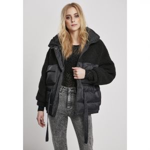 Urban classics Veste femme sherpa mix puffer