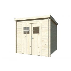 Abri Bois Zoe 2 Monopente réversible - 3,8m2