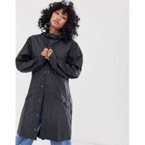 Rains Veste long jacket noir l xl
