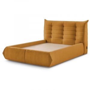 Image de Bobochic Lit Lit coffre Lit coffre clothilde 180x200 Orange - Orange