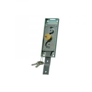 Prefer A.412.0010 Serrure pour volet roulant, cylindre, poinçon, entrée gauche
