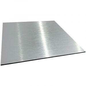 Signaletique.biz France - Panneau Composite Aluminium Brossé épaisseur 2 mm- 40 x 120 cm (400 x 1200 mm)