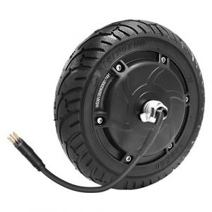 Avizar Moteur pour Trottinette Kugoo S1 avec Pneu Plein Noir