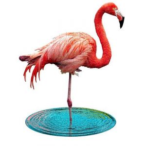 Image de Dam Madd Capp Puzzle - I Am Lil Flamingo