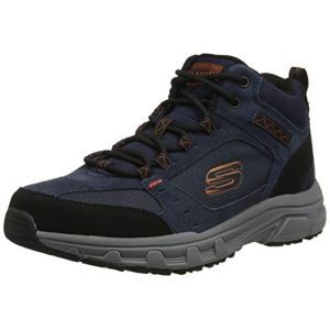 Skechers Oak Canyon-Ironhide, Baskets Hautes Homme,Bleu
