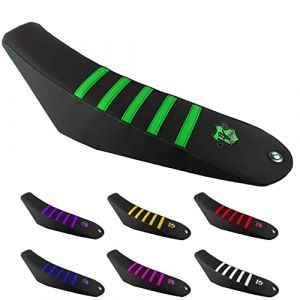 Housse de selle BKS Evo noir/vert pour 50 Yamaha DT / DTR / DTX 03-11