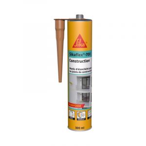 Sika Mastic d'étanchéité pour joints construction flex 708 Construction - Beige - 300ml