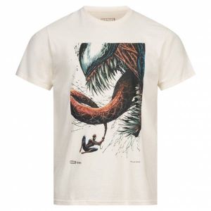 Marvel Spiderman Venom Tongues Hommes T-shirt MAMTS256NAT