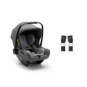 Image de Bugaboo Siège auto Turtle Air by nuna Gris et adaptateur poussette Fox Multicolore