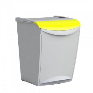 Poubelle 25 L jaune Ecosystem Diempi