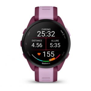 Garmin Montre de sport forerunner 165 music rouge berry violet lilac