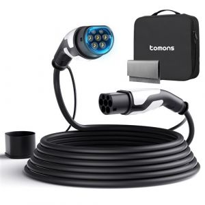 Câble de Charge de Type 2, 11 KW 5 m 16 A, triphasé,Voiture électrique Type 2 pour EV/PHEV, Type 2 vers Type 2 EV