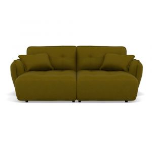 Image de Canapé droit 4 places en vert