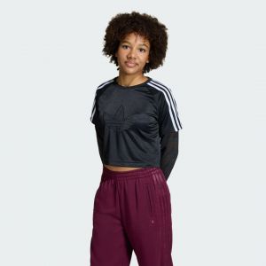 Adidas Originals T-shirt Manches Longues Loose 2in1 Lace, pointure 128 cm - Taille 128 cm