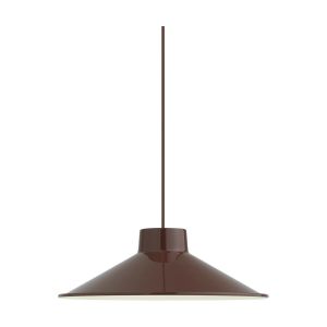 Muuto Suspension en acier rouge foncé Top