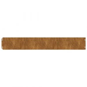 VidaXL Bordures de pelouse 10 pcs 15x103 cm acier corten flexible - Brun