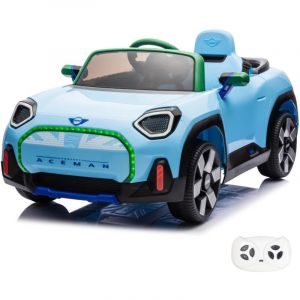 Mini Aceman Elektrische Kinderauto 12v - Blauw