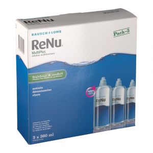 Image de Bausch & Lomb Renu - Multiplus solution multifonctions (3 x 360 ml)