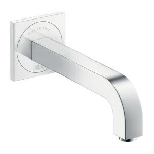 Hansgrohe Citterio Mitigeur lavabo &eacute;lectronique encastr&eacute; mural avec bec 220 mm chrom&eacute;