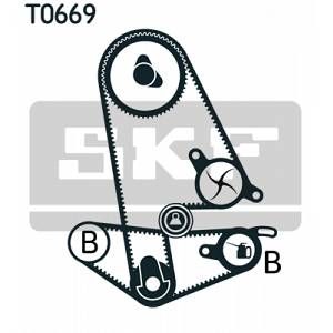 SKF Kit distribution & pompe à eau VKMC 93600