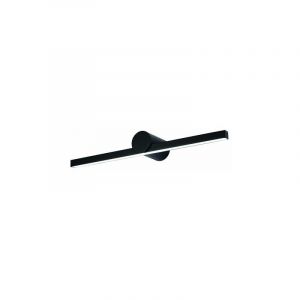 Zambelis Applique Murale de Salle de bain led 10W IP54 Noir Sablé - Blanc chaud - 3000K