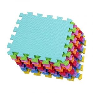 Mediawave Store - cigioki tapis de jeu de puzzle color&eacute; modulaire 40 pcs 30X30 cm mousse eva