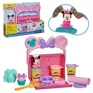Play-Doh Disney Junior Ma p&acirc;tisserie avec Minnie Mouse, Jouets de Nourriture en p&acirc;te &agrave; Modeler, Loisirs cr&eacute;atifs, Jouets pr&eacute;scolaires pour Enfants, d&egrave;s 2 Ans