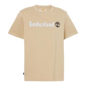 Timberland T-shirt kennebec river linear logo beige homme
