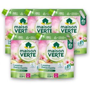 Image de Maison Verte Lessive Liquide - Amande Douce - Peaux Sensibles - 33 Lavages