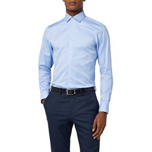 Selected Homme Shdonenew-Mark Shirt Ls Noos Chemise Business, Bleu (Light Blue), Small